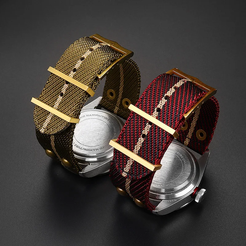 Retro With Rivets Nylon Watch  - огляд і ціна Nato Strap Nylon