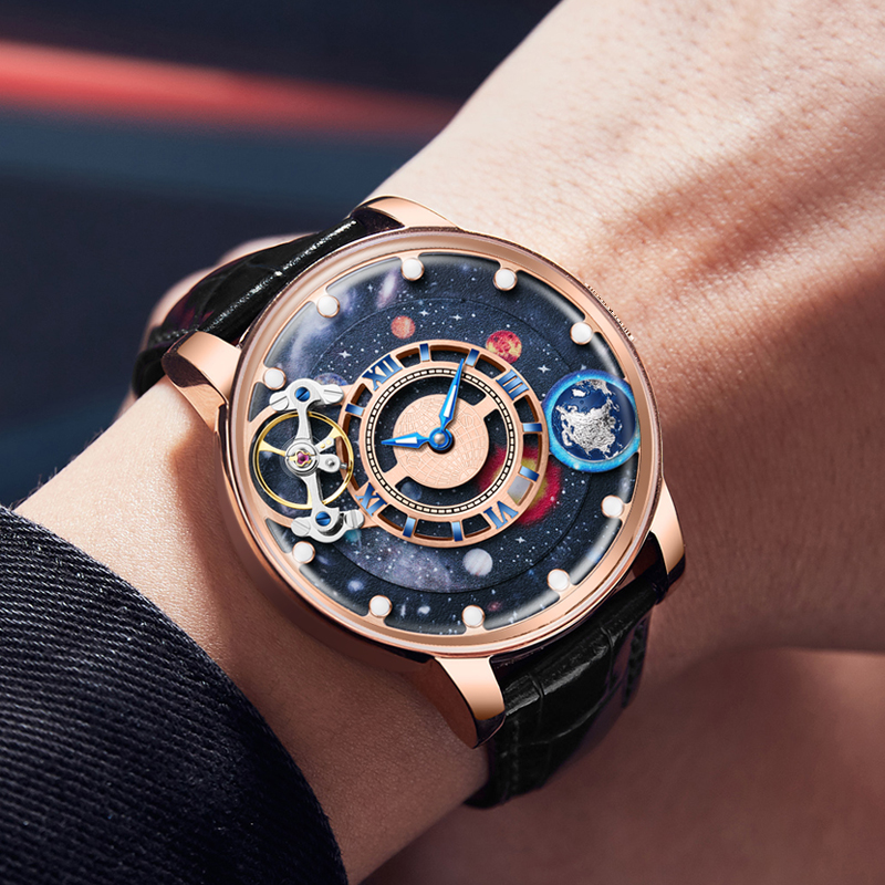 Reloj Hombre HANBORO Mechanica - огляд і ціна Omega Watch Constellation