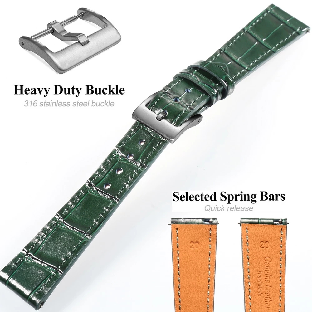 HEMSUT High Quality Genuine Le - огляд і ціна Suede Strap Watch