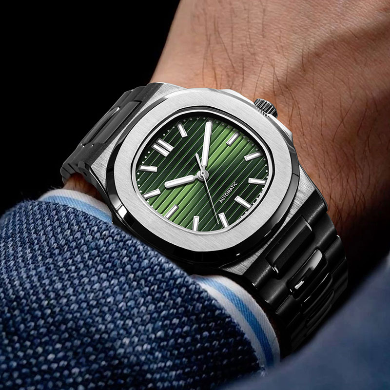 MACARLON 43mm Nautilus Style A - огляд і ціна Patek Philippe Watch Nautilus